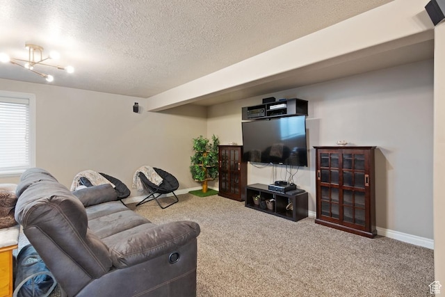 1768 N 200 W, North Ogden, UT 84414 - carpeted living area with a textured ceiling and baseboards