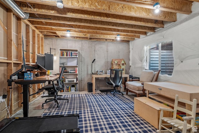 view of office