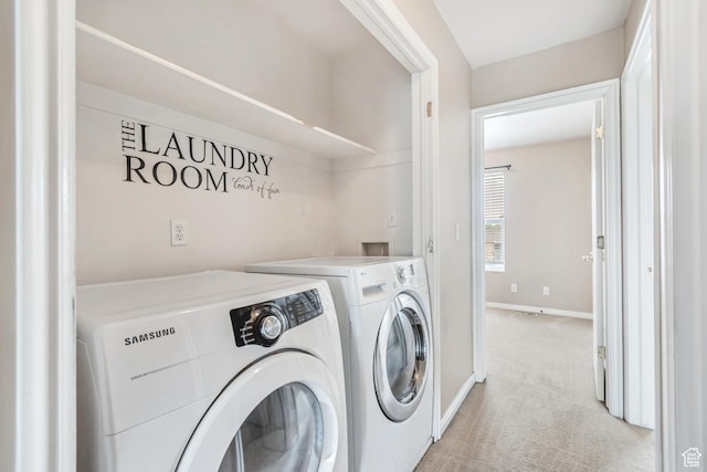 768 E 1740 S Unit 768, Orem, UT 84097 - washroom featuring washer and clothes dryer, light carpet, and baseboards