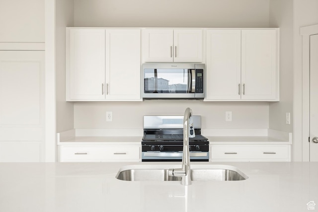 3523 N Browning St Unit 1233, Eagle Mountain, UT 84005 - kitchen with stainless steel appliances, light countertops, and white cabinetry