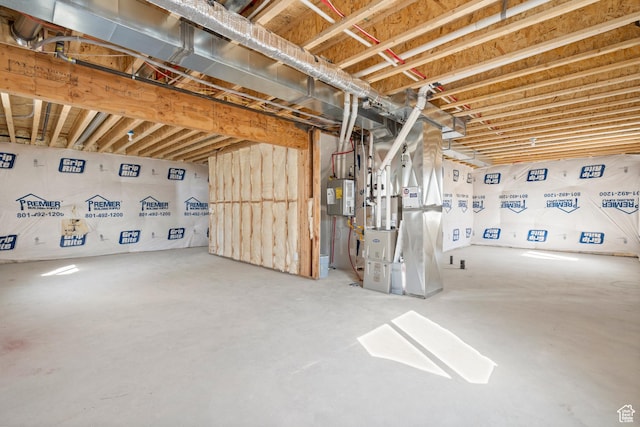 3523 N Browning St Unit 1233, Eagle Mountain, UT 84005 - unfinished below grade area featuring heating unit