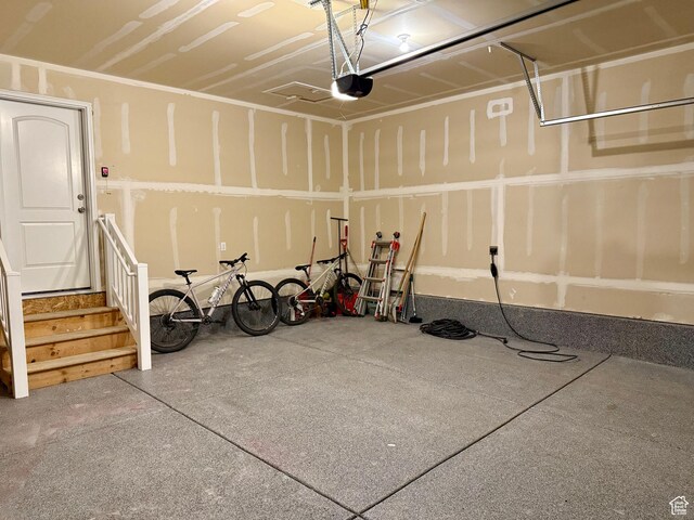 167 E Craner Peak Dr, Eagle Mountain, UT 84005 - garage with a garage door opener