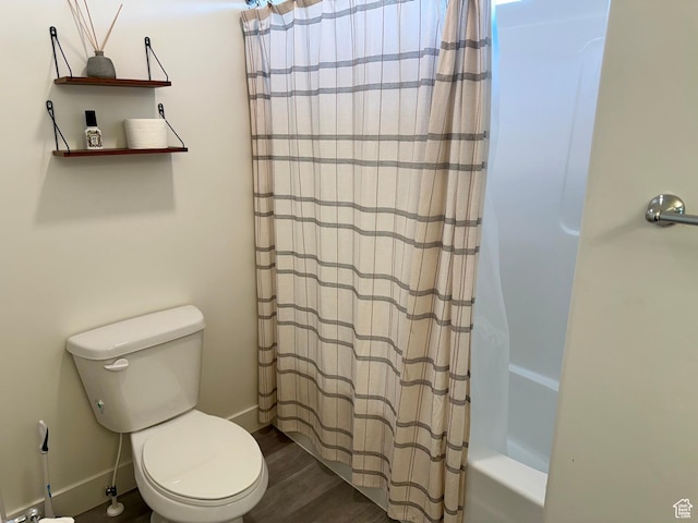 167 E Craner Peak Dr, Eagle Mountain, UT 84005 - bathroom with toilet and wood finished floors