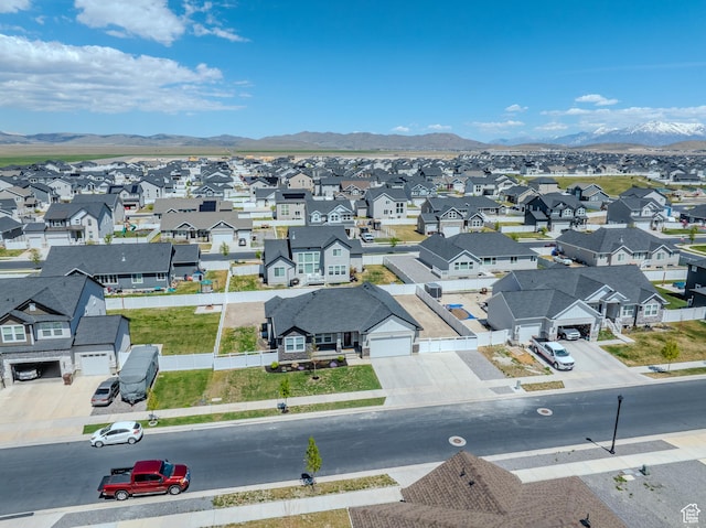 167 E Craner Peak Dr, Eagle Mountain, UT 84005 - aerial perspective of suburban area with a mountainous background