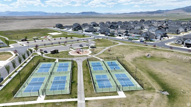 167 E Craner Peak Dr, Eagle Mountain, UT 84005 - aerial view of residential area with mountains