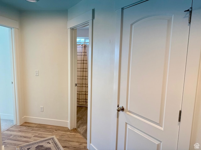 167 E Craner Peak Dr, Eagle Mountain, UT 84005 - hall featuring light wood-style floors and baseboards