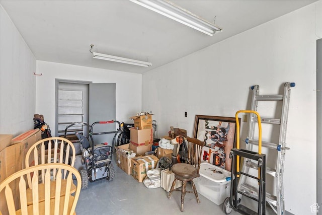 view of storage