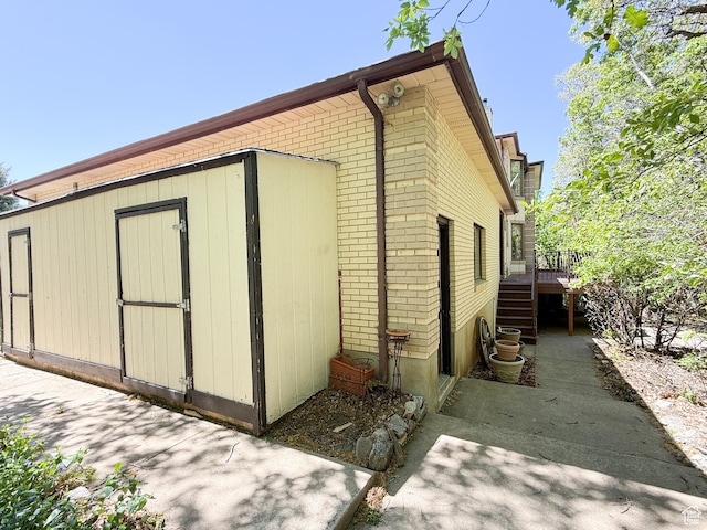 1145 E 1675 N, North Ogden, UT 84404 - view of shed with stairway