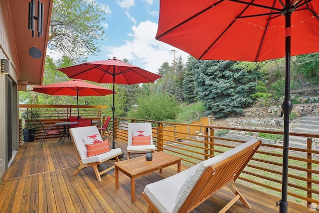 view of deck