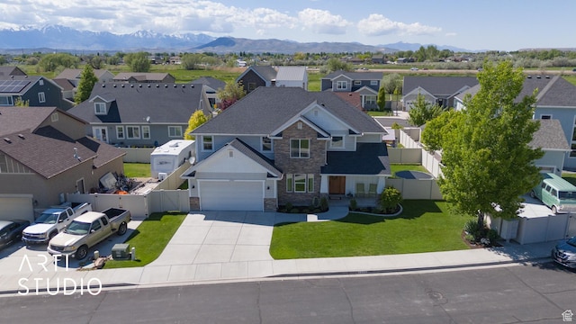 1340 S 740 E, Lehi, UT 84043 - aerial perspective of suburban area with mountains