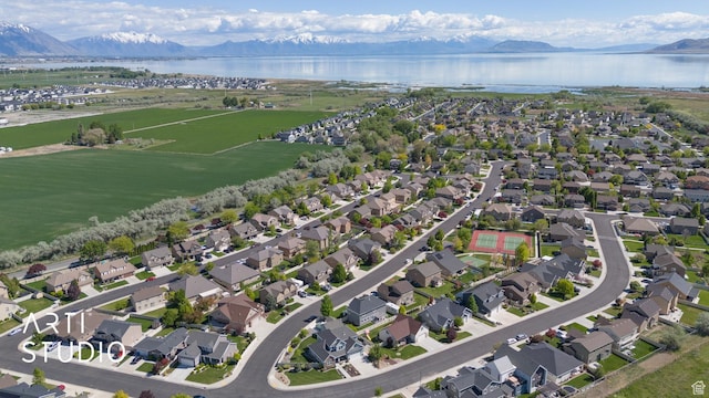 1340 S 740 E, Lehi, UT 84043 - aerial overview of property's location featuring a water and mountain view