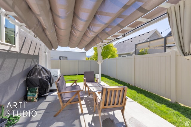 1340 S 740 E, Lehi, UT 84043 - view of patio / terrace featuring a fenced backyard