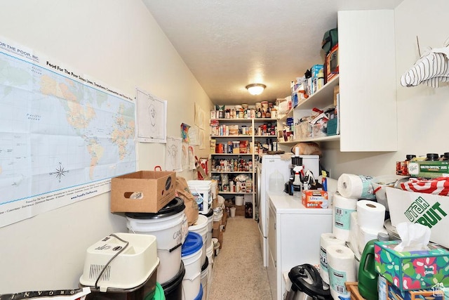 view of laundry area