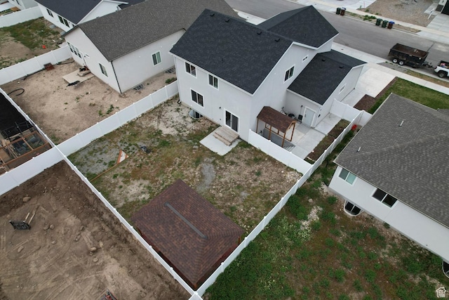 view of subject property