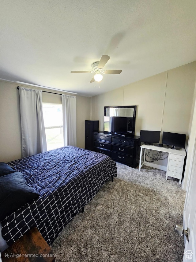 282 S Sheridan St, Stockton, UT 84071 - carpeted bedroom with a ceiling fan