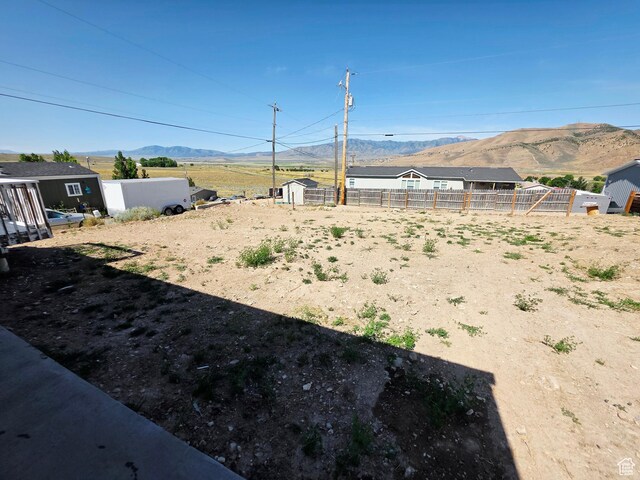 282 S Sheridan St, Stockton, UT 84071 - view of yard featuring a mountain view