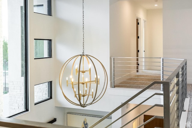9969 S Altamont Dr E, Sandy, UT 84092 - detailed view of a chandelier