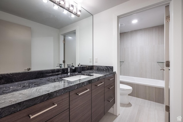 9969 S Altamont Dr E, Sandy, UT 84092 - full bath with toilet, a tub to relax in, vanity, and a shower