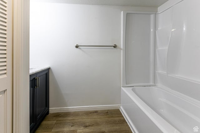 1950 S 200 W Unit B12, Bountiful, UT 84010 - bathroom with wood finished floors, vanity, and baseboards