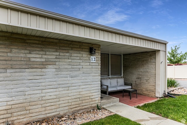 1950 S 200 W Unit B12, Bountiful, UT 84010 - doorway to property featuring brick siding