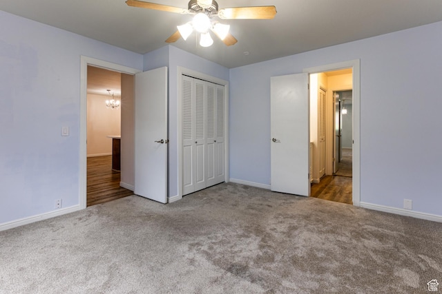 1950 S 200 W Unit B12, Bountiful, UT 84010 - unfurnished bedroom with carpet, baseboards, and a closet