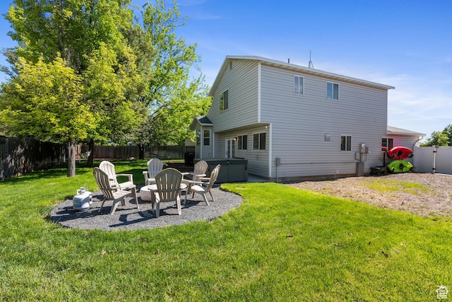 rear view of house featuring a patio area
