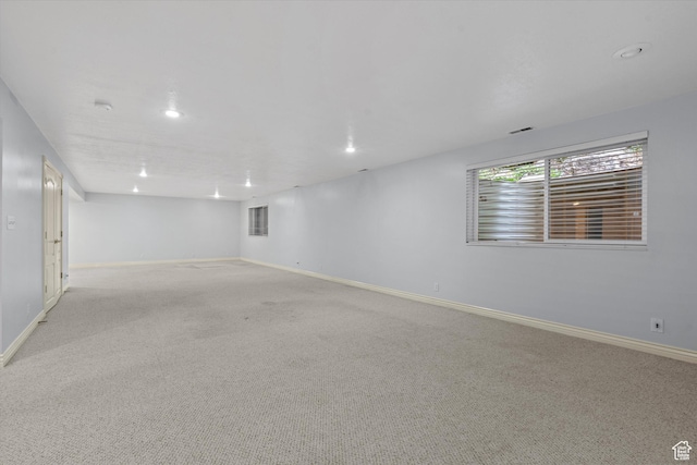 5280 S 1035 E, South Ogden, UT 84403 - basement featuring baseboards, carpet floors, and recessed lighting