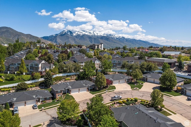 5280 S 1035 E, South Ogden, UT 84403 - aerial perspective of suburban area with a mountain backdrop