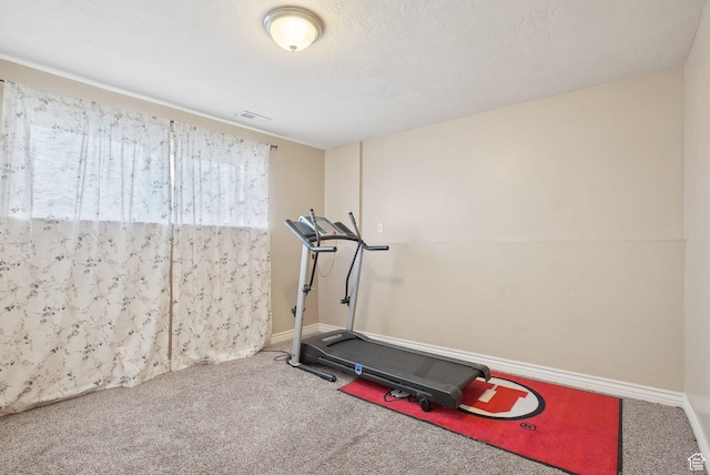 4372 S Wildrose Dr W, West Valley City, UT 84120 - exercise area with carpet flooring and baseboards