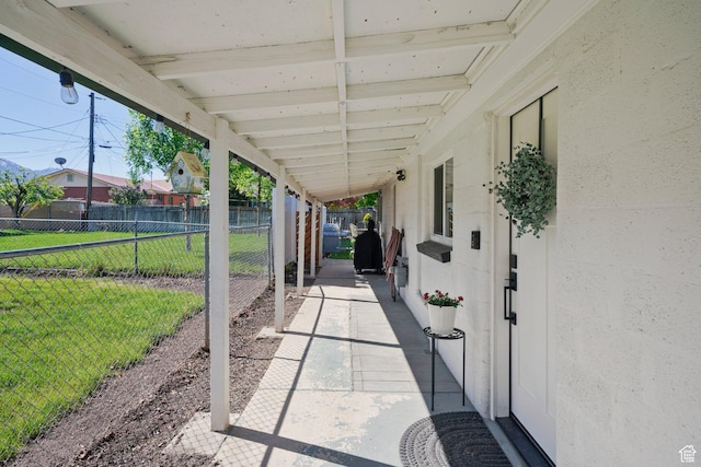 view of patio