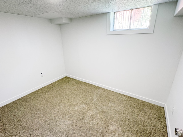 1177 W Picture Dr, Salt Lake City, UT 84116 - below grade area featuring carpet floors and baseboards