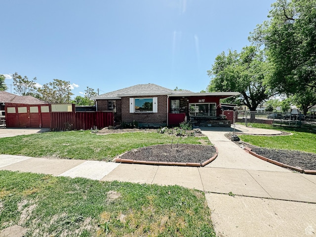 1177 W Picture Dr, Salt Lake City, UT 84116 - view of front facade with brick siding