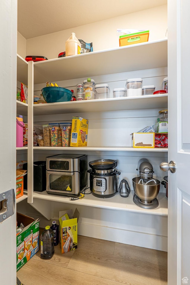 view of pantry