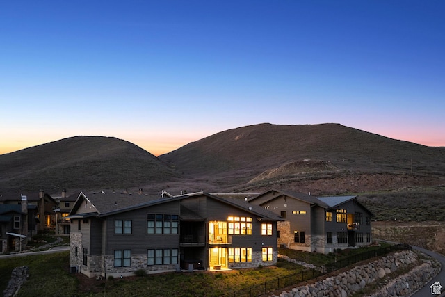 view of mountain background