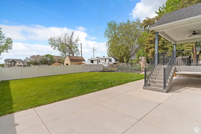 2685 N 850 E, North Ogden, UT 84414 - view of patio with ceiling fan