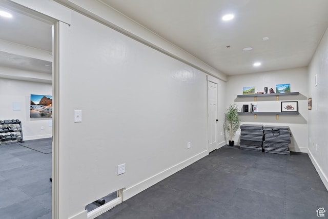 2685 N 850 E, North Ogden, UT 84414 - below grade area featuring baseboards and recessed lighting