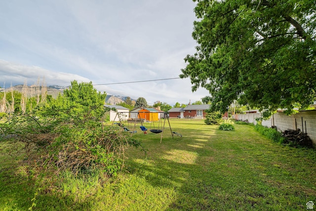 view of yard