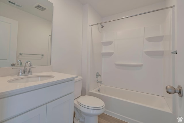1579 N 800 W, Salem, UT 84653 - full bathroom featuring toilet, vanity, and bathing tub / shower combination