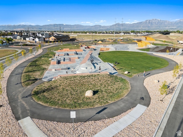 8392 S Oak Vista Dr, West Jordan, UT 84081 - aerial perspective of suburban area with a mountainous background