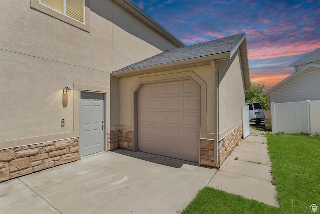 8392 S Oak Vista Dr, West Jordan, UT 84081 - garage featuring concrete driveway