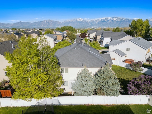 8392 S Oak Vista Dr, West Jordan, UT 84081 - aerial perspective of suburban area featuring a mountain backdrop