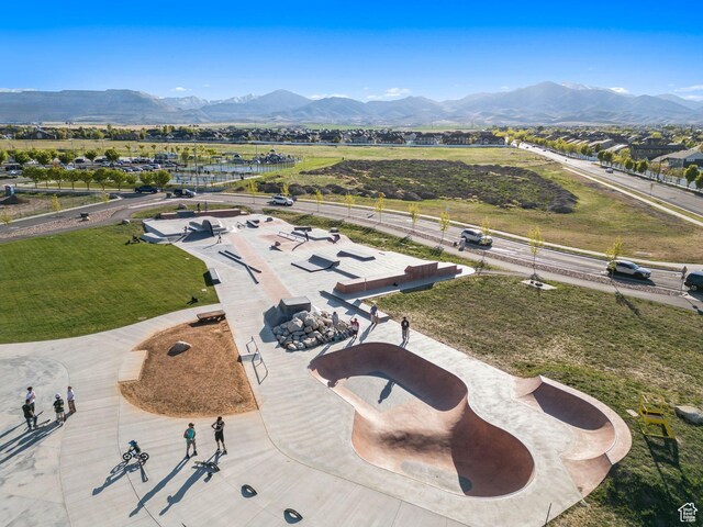 8392 S Oak Vista Dr, West Jordan, UT 84081 - aerial view of mountains