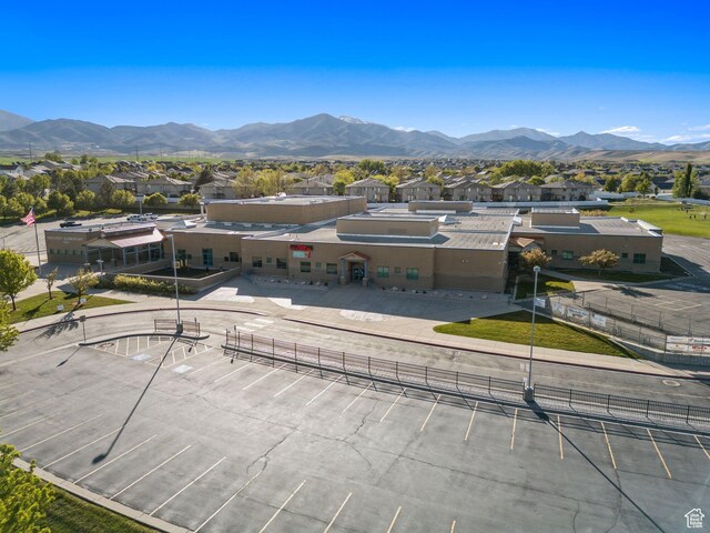 8392 S Oak Vista Dr, West Jordan, UT 84081 - aerial view of residential area with a mountainous background