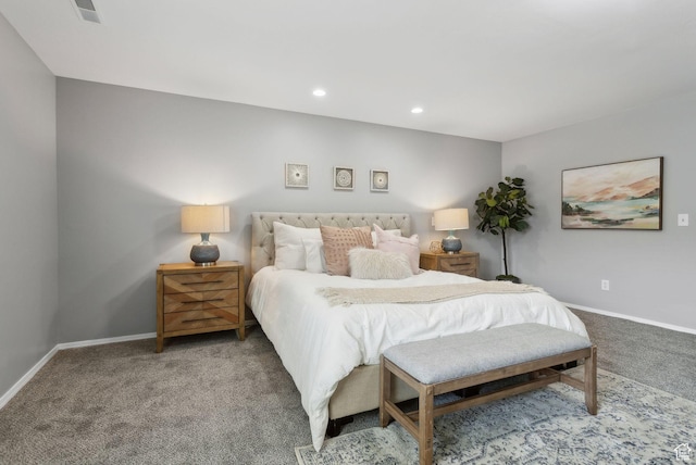 8392 S Oak Vista Dr, West Jordan, UT 84081 - bedroom with carpet, baseboards, and recessed lighting
