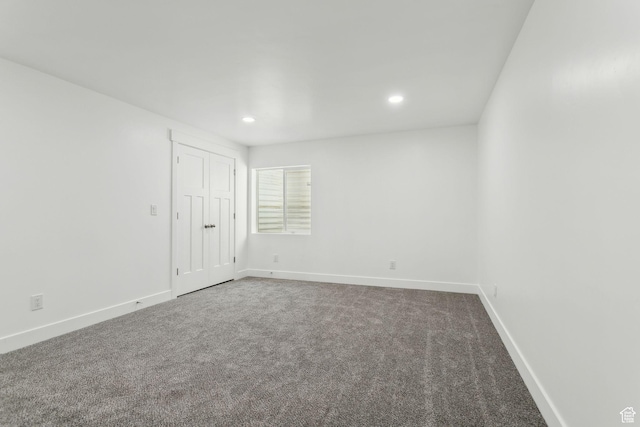 8392 S Oak Vista Dr, West Jordan, UT 84081 - carpeted empty room with recessed lighting and baseboards