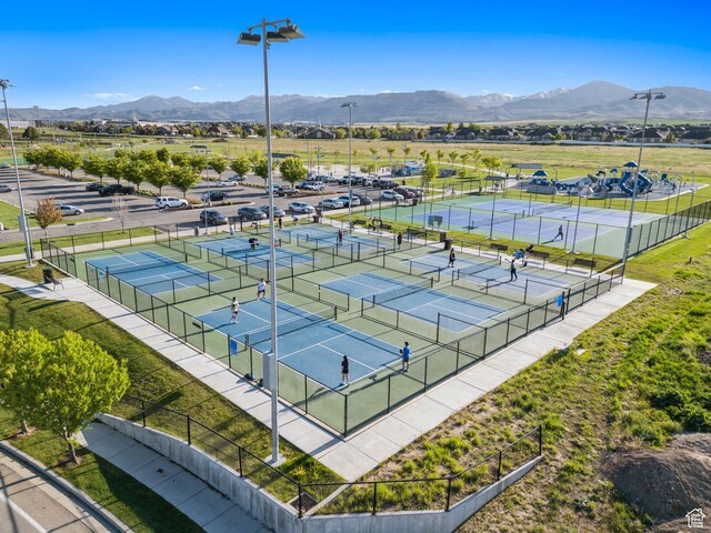 8392 S Oak Vista Dr, West Jordan, UT 84081 - drone / aerial view of a mountainous background