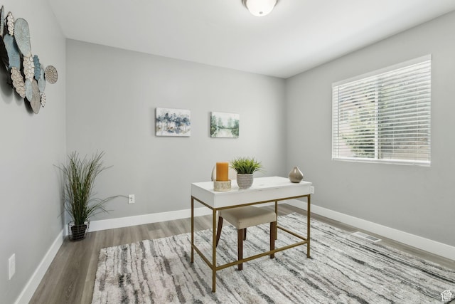 8392 S Oak Vista Dr, West Jordan, UT 84081 - office with wood finished floors and baseboards