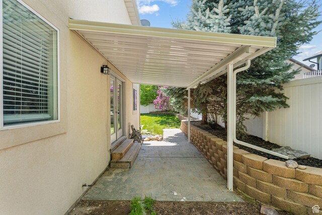 8392 S Oak Vista Dr, West Jordan, UT 84081 - view of patio / terrace with fence