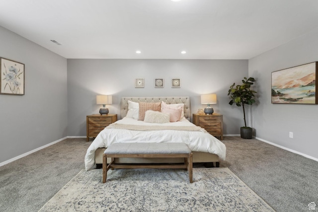 8392 S Oak Vista Dr, West Jordan, UT 84081 - carpeted bedroom with baseboards and recessed lighting