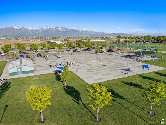 8392 S Oak Vista Dr, West Jordan, UT 84081 - drone / aerial view of a mountainous background